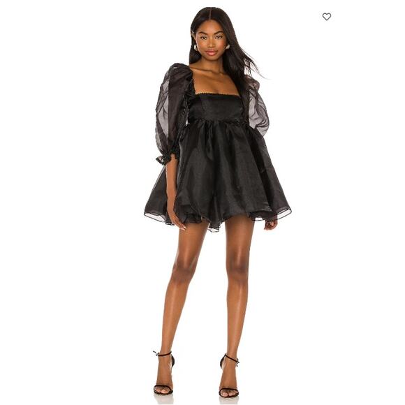 Selkie Dresses & Skirts - Selkie Dress Womens Small The Puff Mini Black Coquette Fairycore Princesscore